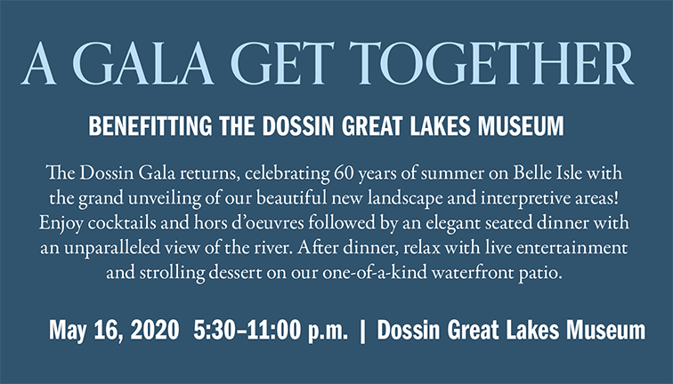 Dossin Great Lake Museum 2020 Gala Invitation